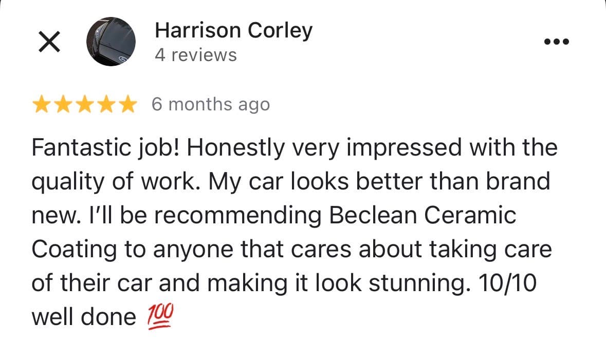 Customer testimonial