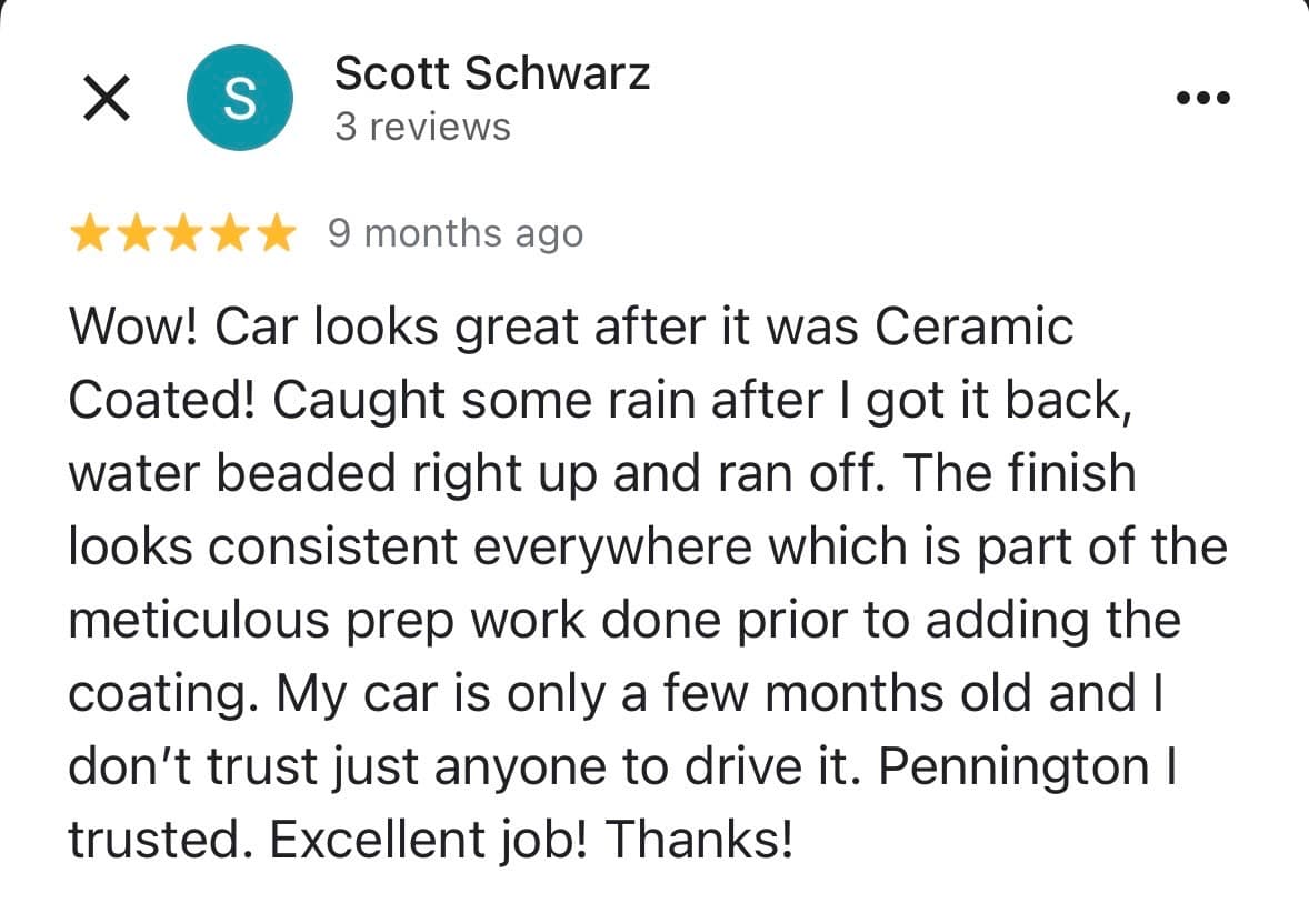 Customer testimonial